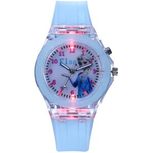 Unbranded (Elsa Light Blue) Kids Frozen Princess Elsa Silicone Night Luminous Watch Bracel Unbranded (Elsa Light Blue) Kids Frozen Princess Elsa Silicone Night Luminous Watch Bracel