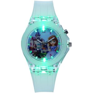 Unbranded (Sophia Light Green) Kids Frozen Princess Elsa Silicone Night Luminous Watch Bra Unbranded (Sophia Light Green) Kids Frozen Princess Elsa Silicone Night Luminous Watch Bra