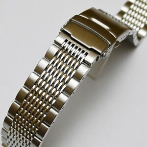 Unbranded (silver, 22mm) 20mm 22mm 24mm Stainless Steel Watchband Metal Bracelet Watch Ban Unbranded (silver, 22mm) 20mm 22mm 24mm Stainless Steel Watchband Metal Bracelet Watch Ban