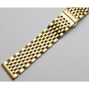 Unbranded (gold, 19mm) Curved End Stainless Steel Watch Band 18mm 19mm 20mm 21mm 22mm Repl Unbranded (gold, 19mm) Curved End Stainless Steel Watch Band 18mm 19mm 20mm 21mm 22mm Repl