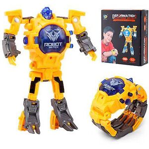 Unbranded Creative Robot Transformer Kids Watch,Big Face Boys Digital Wrist Watches for 2- Unbranded Creative Robot Transformer Kids Watch,Big Face Boys Digital Wrist Watches for 2-