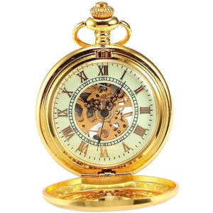 Tlily Luxury Golden Luminous Mechanical Pocket Watch Tlily Luxury Golden Luminous Mechanical Pocket Watch