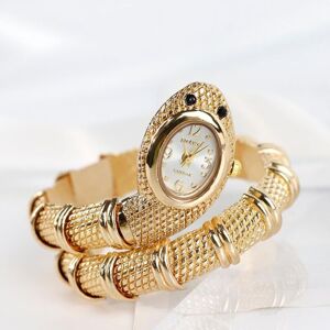 Unbranded (gold) Women Quartz Watch Snake Watches Stainless Steel Bracelet Wristwatch Jewe Unbranded (gold) Women Quartz Watch Snake Watches Stainless Steel Bracelet Wristwatch Jewe