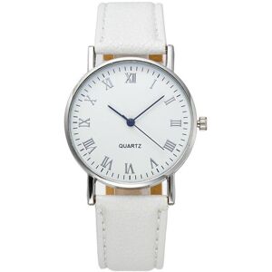 Unbranded (white) Simple Womens Leather Watch Roman Numeral Quartz Analog Watch Casual Bus Unbranded (white) Simple Womens Leather Watch Roman Numeral Quartz Analog Watch Casual Bus