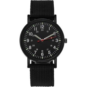 Unbranded (black) Luminous Wrist Watch Nylon Weave Band Men Watches Men Sports Quartz Watc Unbranded (black) Luminous Wrist Watch Nylon Weave Band Men Watches Men Sports Quartz Watc
