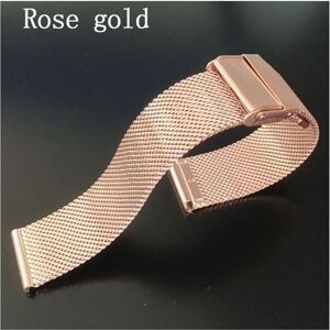 Unbranded (rose gold, 20mm(width)) Milanese Watchband 12mm 14mm 16mm 18mm 20mm 22mm 24mm U Unbranded (rose gold, 20mm(width)) Milanese Watchband 12mm 14mm 16mm 18mm 20mm 22mm 24mm U