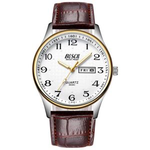 Maxpower (coffee,white) Men's Watch Luxury Stainless Steel Watches Fashion Quartz Wr Maxpower (coffee,white) Men's Watch Luxury Stainless Steel Watches Fashion Quartz Wr