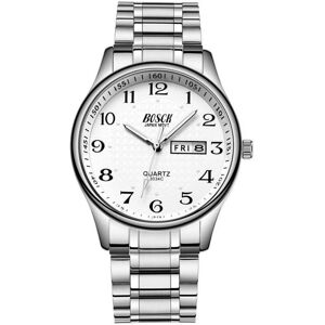 Maxpower (white) Men's Watch Luxury Stainless Steel Watches Fashion Quartz Wristwatc Maxpower (white) Men's Watch Luxury Stainless Steel Watches Fashion Quartz Wristwatc