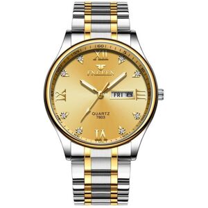 Maxpower (gold) Luxury Brand Watch Men Stainless Steel Diamond Quartz Watch Analog Displa Maxpower (gold) Luxury Brand Watch Men Stainless Steel Diamond Quartz Watch Analog Displa