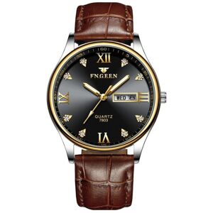 Maxpower (brown,black) Luxury Brand Watch Men Stainless Steel Diamond Quartz Watch Analog Maxpower (brown,black) Luxury Brand Watch Men Stainless Steel Diamond Quartz Watch Analog