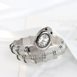 Maxpower (silver) Women Quartz Watch Snake Watches Stainless Steel Bracelet Wristwatch Je Maxpower (silver) Women Quartz Watch Snake Watches Stainless Steel Bracelet Wristwatch Je