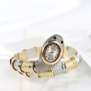 Maxpower (gold,silver) Women Quartz Watch Snake Watches Stainless Steel Bracelet Wristwat Maxpower (gold,silver) Women Quartz Watch Snake Watches Stainless Steel Bracelet Wristwat