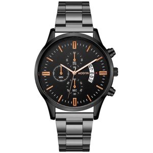 Maxpower (black,brown) Fashion Analog Quartz Watch Mens Bracelet Watch Steel Band Casual Maxpower (black,brown) Fashion Analog Quartz Watch Mens Bracelet Watch Steel Band Casual