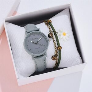 Maxpower (grey) Women Fashion Watch Simple Leather Bracelet Watch Set Quartz Wristwatches Maxpower (grey) Women Fashion Watch Simple Leather Bracelet Watch Set Quartz Wristwatches