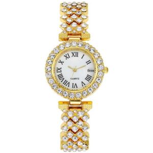 Maxpower (gold) "fashion Roman Pattern Diamond Quartz Ladies Watch With Bracelet&quo Maxpower (gold) "fashion Roman Pattern Diamond Quartz Ladies Watch With Bracelet&quo