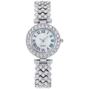Maxpower (silver) "fashion Roman Pattern Diamond Quartz Ladies Watch With Bracelet&q Maxpower (silver) "fashion Roman Pattern Diamond Quartz Ladies Watch With Bracelet&q