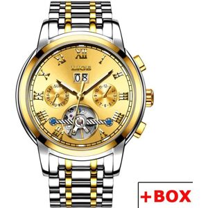 Maxpower (Gold) LIGE New Mechanical Men Watches Top Brand Luxury Business Watch Tourbillo Maxpower (Gold) LIGE New Mechanical Men Watches Top Brand Luxury Business Watch Tourbillo