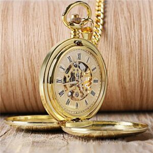 Maxpower (gold) Vintage Pocket Watches For Men Hollow Gold Color Case Pocket Watch With C Maxpower (gold) Vintage Pocket Watches For Men Hollow Gold Color Case Pocket Watch With C