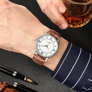 Maxpower (as the picture, B) Fashion Men's Leather Alloy Watches Quartz Wrist Watch Maxpower (as the picture, B) Fashion Men's Leather Alloy Watches Quartz Wrist Watch