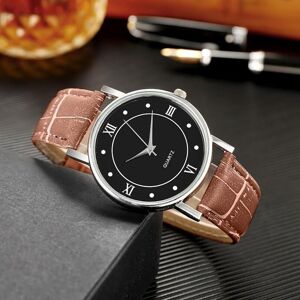 Maxpower (as the picture, A) Fashion Men's Leather Alloy Watches Quartz Wrist Watch Maxpower (as the picture, A) Fashion Men's Leather Alloy Watches Quartz Wrist Watch