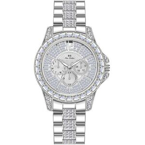 Maxpower (silver, With box) Bee Sister Bs Women Watches Quartz Diamond Luxury Watch Fashi Maxpower (silver, With box) Bee Sister Bs Women Watches Quartz Diamond Luxury Watch Fashi