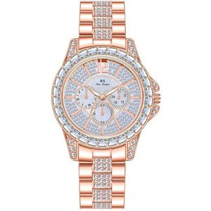 Maxpower (rose gold, Without box) Bee Sister Bs Women Watches Quartz Diamond Luxury Watch Maxpower (rose gold, Without box) Bee Sister Bs Women Watches Quartz Diamond Luxury Watch