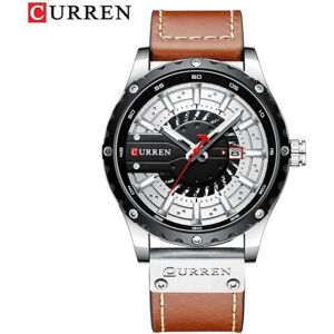 Maxpower (silver) Curren Watches Top Brand Fashion Leather Wristwatch Casual Quartz Men&a Maxpower (silver) Curren Watches Top Brand Fashion Leather Wristwatch Casual Quartz Men&a