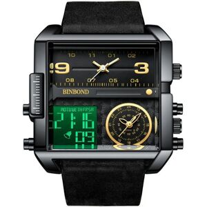 Maxpower (antique black) Luxury Brand Gold Watch Oversized Dial Multifunctional Outdoor S Maxpower (antique black) Luxury Brand Gold Watch Oversized Dial Multifunctional Outdoor S