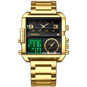 Maxpower (gold,black) Luxury Brand Gold Watch Oversized Dial Multifunctional Outdoor Spor Maxpower (gold,black) Luxury Brand Gold Watch Oversized Dial Multifunctional Outdoor Spor