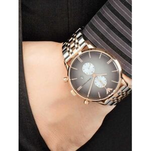 Emporio Armani Men's Watch AR1721 Gianni Chronograph Two Tone Emporio Armani Men's Watch AR1721 Gianni Chronograph Two Tone