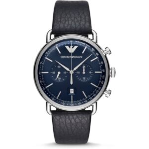 NEW Emporio Armani Men's Blue Dial Leather Band Quartz Watch AR11105 WARRANTY NEW Emporio Armani Men's Blue Dial Leather Band Quartz Watch AR11105 WARRANTY