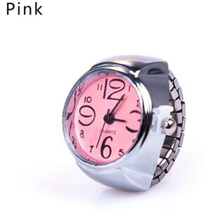Unbranded (pink) Creative Ring Watch Unisex Lady Girl Steel Round Elastic Quartz Finger Ri Unbranded (pink) Creative Ring Watch Unisex Lady Girl Steel Round Elastic Quartz Finger Ri