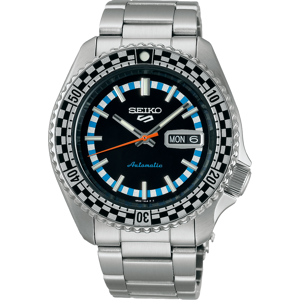 Seiko 5 Sports SRPK67K1 Black & White Checker Flag Automatic Men's Watch Seiko 5 Sports SRPK67K1 Black & White Checker Flag Automatic Men's Watch