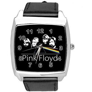 Unbranded Watch Analogue Quartz with Real Leather Band Black Square for Pink Floyd Dark Si Unbranded Watch Analogue Quartz with Real Leather Band Black Square for Pink Floyd Dark Si