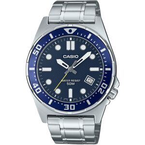 Casio Standard Analog Stainless Steel Blue Dial Quartz MTD-135D-2AV Men's Watch Casio Standard Analog Stainless Steel Blue Dial Quartz MTD-135D-2AV Men's Watch