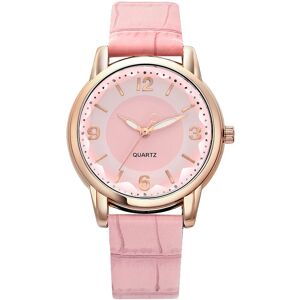 Unbranded (Pink) Color Dual Dial Quartz Ladies Watch Casual Alloy Simple Wristwatch Elegan Unbranded (Pink) Color Dual Dial Quartz Ladies Watch Casual Alloy Simple Wristwatch Elegan
