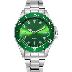 Unbranded (Green) Fashion Men Stainless Steel Wrist Watch Business Style Fluorescent Stude Unbranded (Green) Fashion Men Stainless Steel Wrist Watch Business Style Fluorescent Stude