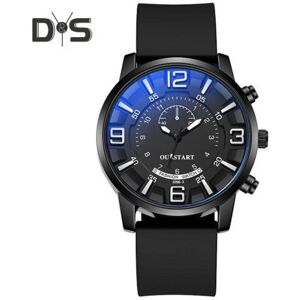 Unbranded (black) Men Casual Watch Round Dial Silicone Strap Teens Male Sports Quartz Digi Unbranded (black) Men Casual Watch Round Dial Silicone Strap Teens Male Sports Quartz Digi