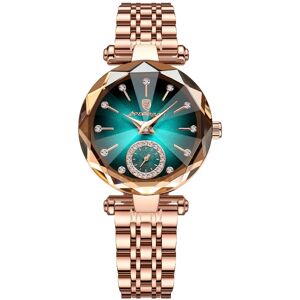 Unbranded (Green S) Women Watch Luxury Jewelry Steel Quartz Wristwatches Waterproof Ladies Unbranded (Green S) Women Watch Luxury Jewelry Steel Quartz Wristwatches Waterproof Ladies