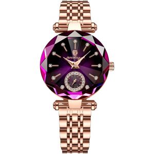 Unbranded (Purple S) Women Watch Luxury Jewelry Steel Quartz Wristwatches Waterproof Ladie Unbranded (Purple S) Women Watch Luxury Jewelry Steel Quartz Wristwatches Waterproof Ladie