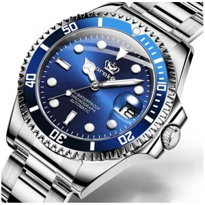 Unbranded (Blue) Mens Watch Casual Waterproof Men Quartz Wristwatch Stainless Steel Man Wa Unbranded (Blue) Mens Watch Casual Waterproof Men Quartz Wristwatch Stainless Steel Man Wa