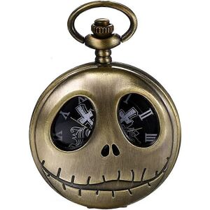 Unbranded (As show, One size) Retro Pocket Watch for Men and Women Skull Case Dial Antique Unbranded (As show, One size) Retro Pocket Watch for Men and Women Skull Case Dial Antique