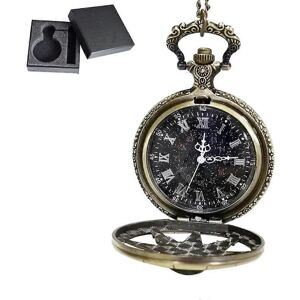 Unbranded (As show, One size) Vintage Pocket Watch Quartz Pocket Watch with ChainRudder, R Unbranded (As show, One size) Vintage Pocket Watch Quartz Pocket Watch with ChainRudder, R