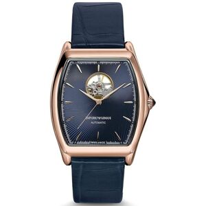 Emporio Armani Ars3351 Swiss Automatic Watch - Rose Gold Case, Blue Dial Emporio Armani Ars3351 Swiss Automatic Watch - Rose Gold Case, Blue Dial