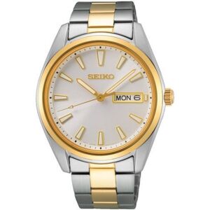Seiko Neo Classic Sur446p1 Quartz Men's Watch - Silver Dial, Two-tone Stainless Seiko Neo Classic Sur446p1 Quartz Men's Watch - Silver Dial, Two-tone Stainless