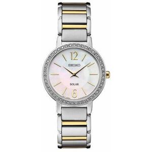 Seiko Sup469p1 Women's Solar Watch, Mother Of Pearl Dial, Two-tone Stainless Ste Seiko Sup469p1 Women's Solar Watch, Mother Of Pearl Dial, Two-tone Stainless Ste