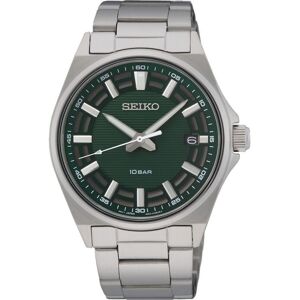 Seiko Sur503p1 Men's Neo Sports Quartz Watch, Green Dial, Stainless Steel Bracel Seiko Sur503p1 Men's Neo Sports Quartz Watch, Green Dial, Stainless Steel Bracel