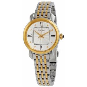 Seiko Sur498p1 Women's Quartz Watch, Silver Dial, Two-tone Stainless Steel Brace Seiko Sur498p1 Women's Quartz Watch, Silver Dial, Two-tone Stainless Steel Brace