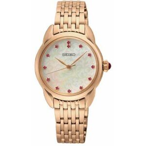 Seiko Sur564p1 Women's Quartz Watch, Mother Of Pearl Dial, Rose Gold Stainless S Seiko Sur564p1 Women's Quartz Watch, Mother Of Pearl Dial, Rose Gold Stainless S