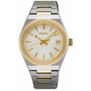 Seiko Sur578p1 Women's Quartz Watch - Two-tone Steel, White Dial, 34mm Seiko Sur578p1 Women's Quartz Watch - Two-tone Steel, White Dial, 34mm